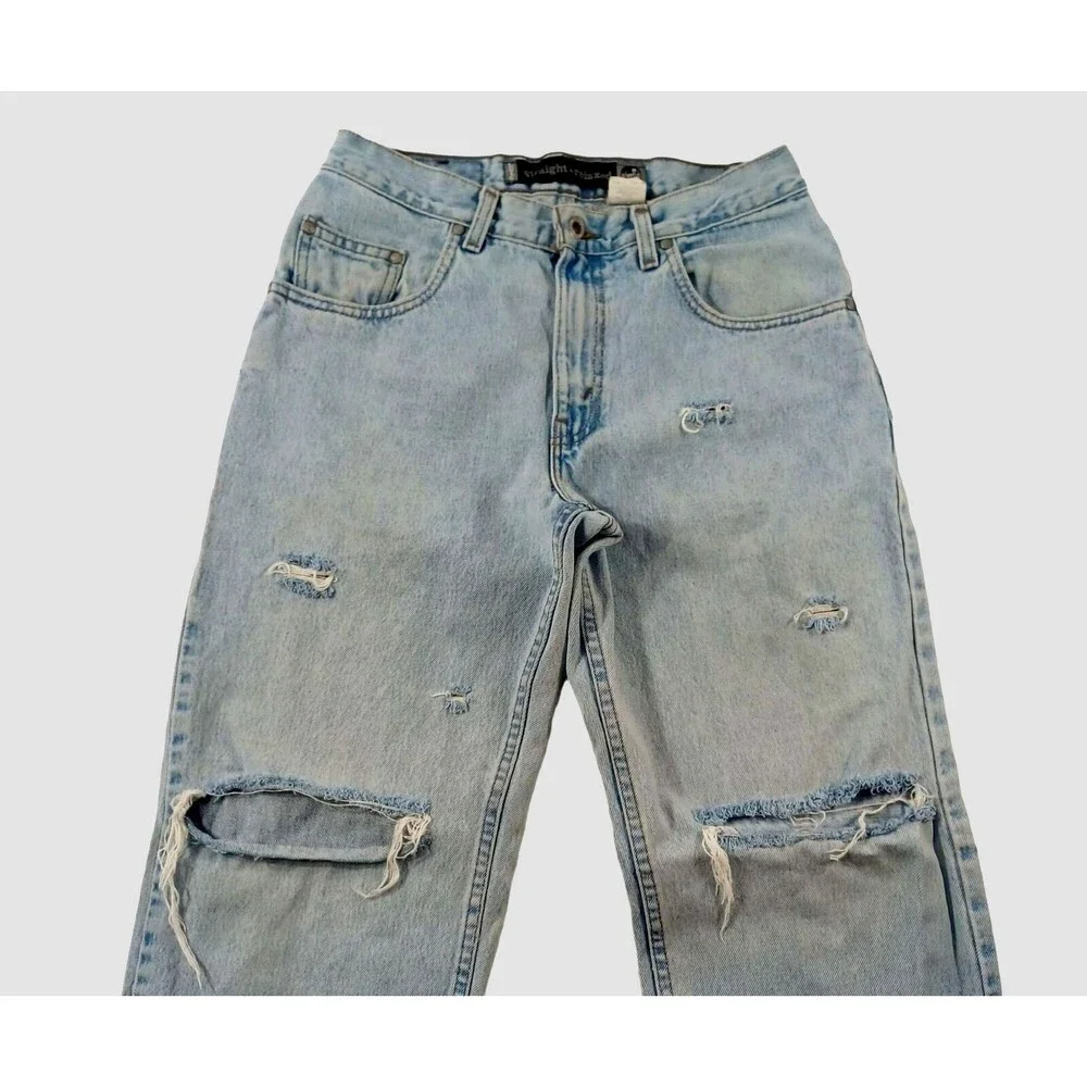 Vintage Levi's Silver Tab Straight+Relaxed Jeans Men's W31 L28 USA Made '98